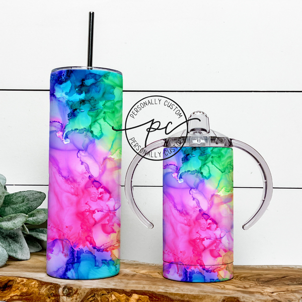 Alcohol Ink Mama & Mini Tumbler Bundle