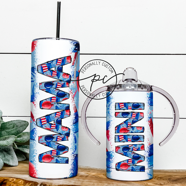4th of July Mama & Mini Tumbler Bundle