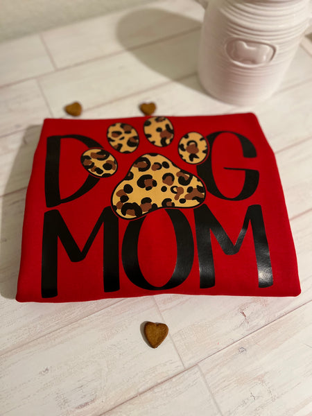 Cheetah Dog Mom Crewneck